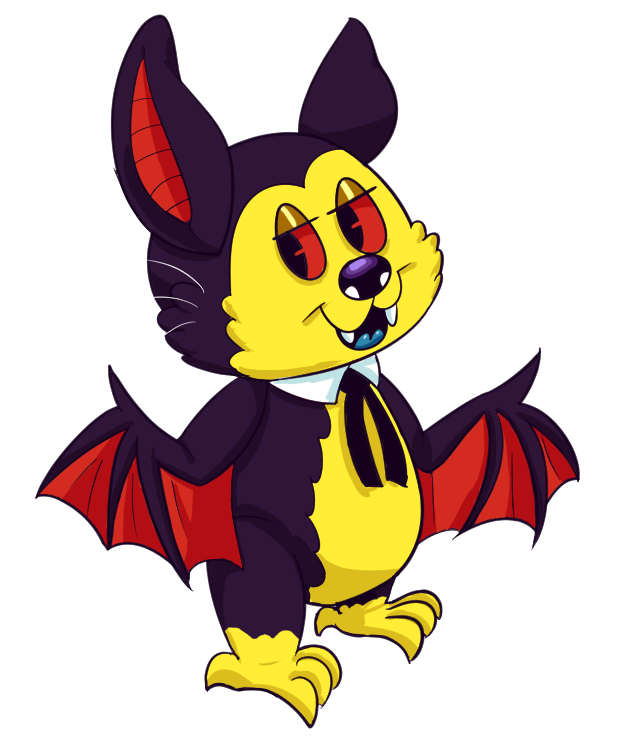 Lava full body. They are a purple, yellow and red bat.